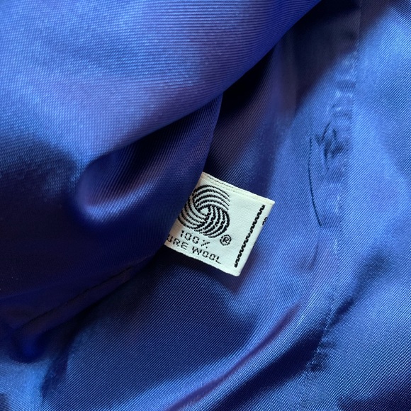 DIOR - NWT Vintage Blazer Lapis, size 14 - Picture 6 of 8